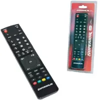 Bergner Télécommande Universelle Slim Contrôle Simplifié 1 Appareil (tv/tnt/sat/dvd) -