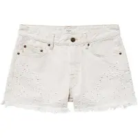 Pepe Jeans Mable Lazer Denim Shorts Blanc 26 Femme