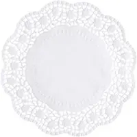 Papstar Pointe à gâteau, ronde, diamètre : 180 mm, blancá, Outils de décoration pâtisserie, Blanc