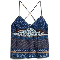 Superdry Printed Woven Sleeveless T-shirt Multicolore S Femme