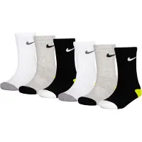 Nike Smiley Crew Socks 6 Pairs Multicolore EU 23-26 Enfants