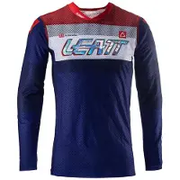 Leatt Moto 5.5 UltraWeld V24 Royal Rouge Bleu Foncé Maillot de Motocross Taille XL
