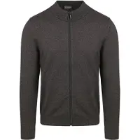 No-excess Vestes en maille gris foncé