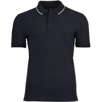 Armani Exchange T-Shirt bleu foncé / blanc