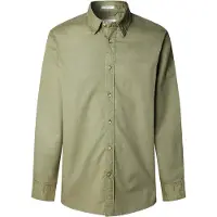 Pepe Jeans pour homme. PM3090843 Chemise verte Charly (S), Bleu, Casuel, Coton, Manche longue