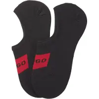 HUGO Chaussure basse rouge / noir