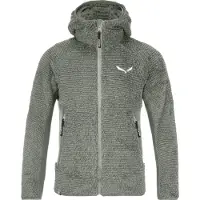 Salewa - Polaire légère zippée en Polarlite - Puez Highloft 2 Pl K Hd Jacket Shadow - Taille Enfant 116 cm - Vert