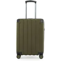 Hauptstadtkoffer Q-Damm - Bagage à main valise avion trolley 4 roues valise cabine Cabin Size valise de bord valise à roulettes TSA, 54 cm, 38 litres ,Avocado