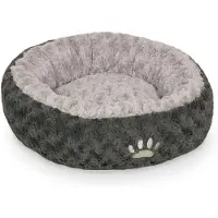 Nobby Donut "SEOLI", diamètre 60 cm, gris foncé / gris clair