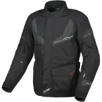 Macna Veste textile imperméable pour moto Macna Rancher, noir/gris, XL