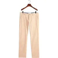 Gant pour homme. 1505280 Pantalon chino sport Slim Fit beige (30/34), Casuel, Coton