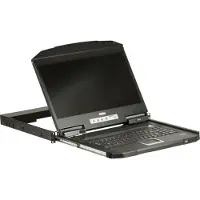 Aten 1U Short Depth USB VGA Single Spanish Keyboard (CL3100NX-ES)