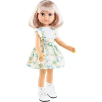Paola Reina Poupée de mode Rosa 32 cm - Poupée aux cheveux blonds et aux yeux bleus