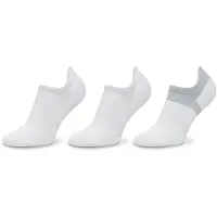 Under Armour Armourdry Run Lite No Show Socks 3 Pairs Blanc EU 31 1/2-36 1/2