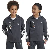 Adidas Disney Mickey Mouse Full Zip Sweatshirt Gris 7-8 Years Enfants
