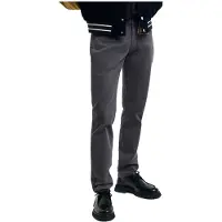 Gant pour homme. 1000262 Jeans Slim Fit Gris désert (31/34), Casuel, Coton, Denim