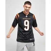 Nike Maillot NFL Cincinnati Bengals Burrow #9 Homme - Noir, Noir