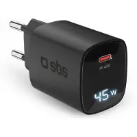 SBS Chargeur 45 watts avec écran intégré