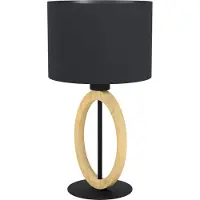 Eglo Lampe de table noire Basildon 1