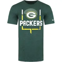 Nike Packers de Green Bay NFL Legend Goal Post Hommes T-shirt N922-3EE-7T-0YD