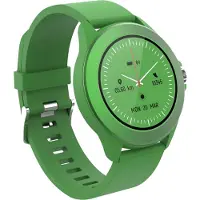 Forever Colorum CW-300 Smartwatch Tracker étanche IP68 multi-sport Bluetooth, notifications, contrôle de la musique pour Android iOS vert
