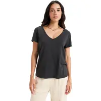 Roxy Is Flowing V Short Sleeve T-shirt Noir S Femme