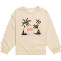 Roxy Morning Hike Terry Rg Sweatshirt Beige 14 Years Fille