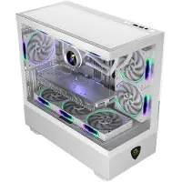 KEEP OUT Xc-301 Glass Argb Pc Tower Case Blanc