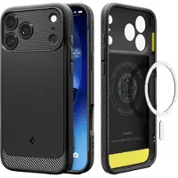 Spigen Coque Rugged Armor MagSafe Apple iPhone 17 Pro - Matte Black