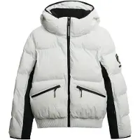 Superdry Femme Bomber de ski à Capuche White Taille: 44