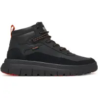 Palladium Pallaflex Cuff M - Baskets pour homme, chaussures de loisirs en cuir, noir 09509-008-M, taille 43 (EU) / 9 (UK)