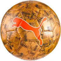 Puma Ballon De Football À Motif Cup, Accessoires, Glowing Rouge/Dusky Gris/Heat Fire, 4