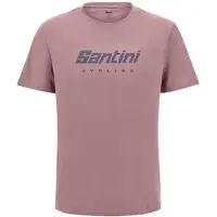 Santini Short Sleeve T-shirt Rose 2XL