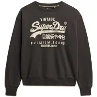 Superdry Embellished Vl Loose Fit Sweatshirt Marron 2XS Femme