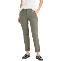 Dockers Weekend Slim Ankle Chino Pants Vert 25 / Long Femme