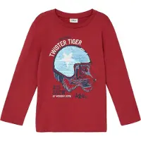 s.Oliver T-Shirt bleu marine / bleu clair / rouge cerise / blanc