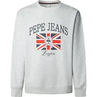 Pepe Jeans pour homme. PM5800025 Sweat Mercer gris (S), Casuel, Coton