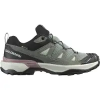 Salomon X Ultra 360 LTR GTX 478635 Chaussures de randonnée, femmes, mélange de matériaux, vert - Chaussures de randonnée outdoor femmes, vert, cuir/textile, hauteur du talon : 5 mm