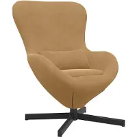 vidaXL Fauteuil œuf Marron 63 x 73 x 90 cm Velours