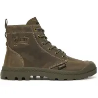 Palladium Pampa Zip Leather In Dusky Green - 5 UK - 38 EU - 5.5M/7F US / Dusky Green
