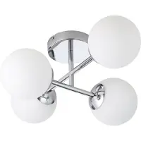 Eglo Plafonnier Castrovido Chrome à 4 lumières