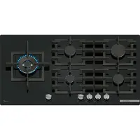 Bosch Serie 6 Ppm9a6i40 90 Cm Glass Gas Hob 5 Burners Vert