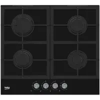Beko HILG 642C5 SB - Schwarz - Integriert - 60 cm - Gaskochfeld - 4 Zone(s) - 4 Zone(s)