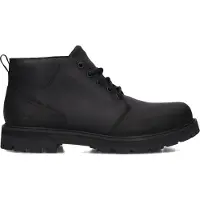 Timberland pour homme. TB0A69TWW021 Britton Road Mid Leather Chukka Boots Black (49), Cuir, Noir, Plat, Lacets, Casuel, Durable