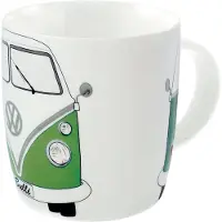 Vw-collect Krus, VW T1 bus "classic", grøn, Tasse, Blanc, Vert