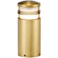 Elstead Lighting Lampadaire d'extérieur en laiton brossé, culot E27, 40 W, Newbrighton Elstead