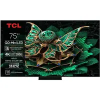 TCL 75C7K TV 190.5 cm (75") 4K Ultra HD Smart TV Wi-Fi Metallic 3000 cd/m²