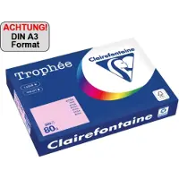Clairefontaine Rose A3 Papier couleur 80 g/m² (500 feuilles)