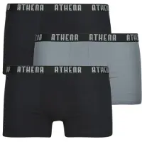 Athena Boxers BASIC COLOR Pack de 3 hommes - Noir - EU S