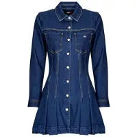 Tommy Hilfiger Robe courte DENIM PLEATED TRUCKER DRESS femmes - Marine - EU S